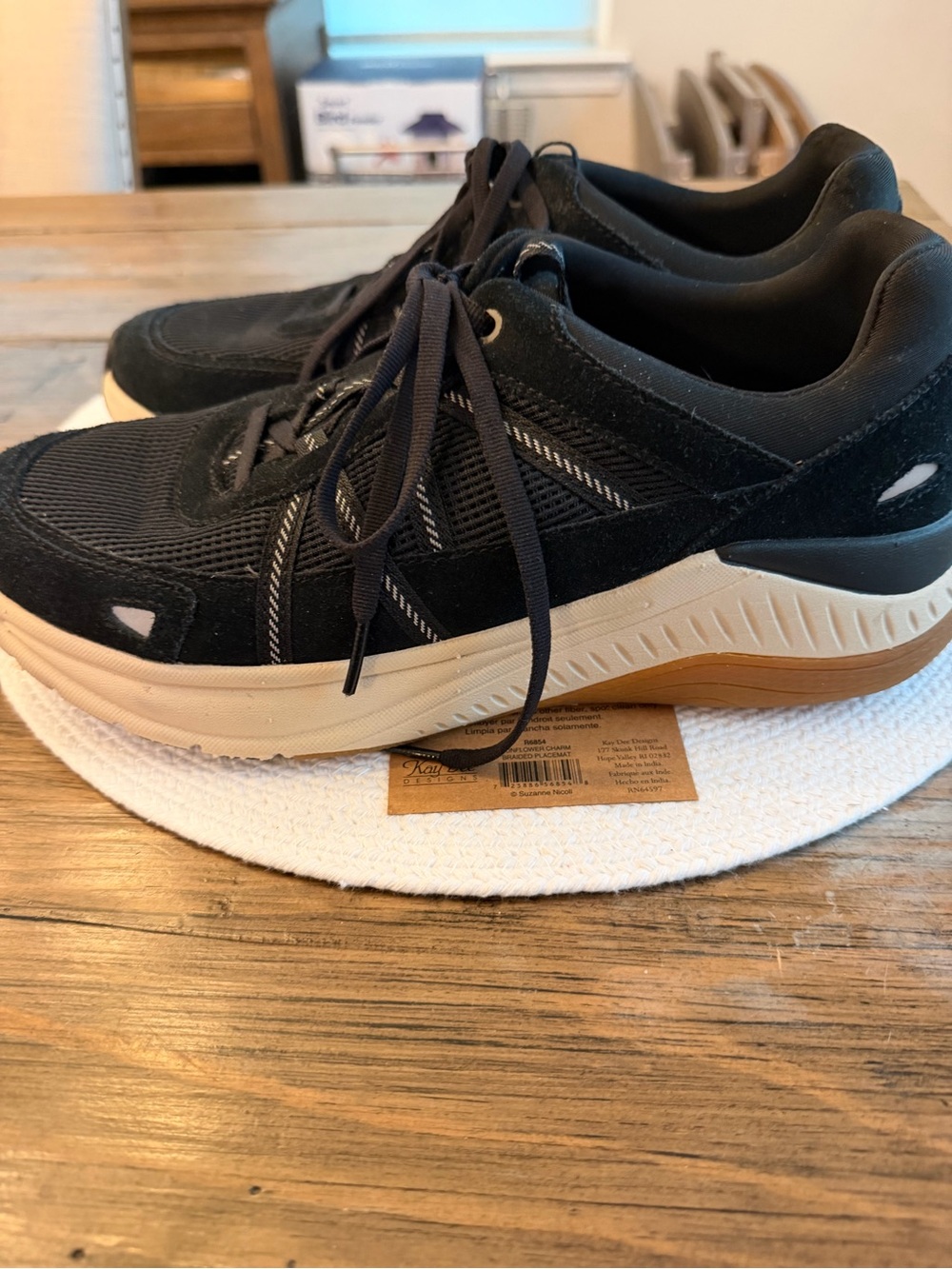 Dansko women  Black and White Lace-Up Sneaker